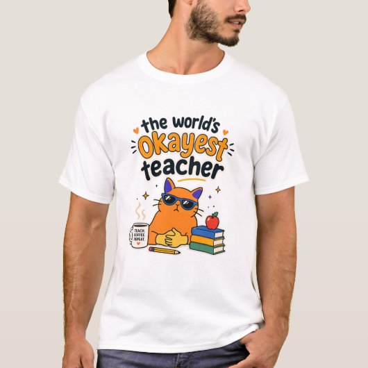 Lustiges Lehrerdankeschön-Design T-Shirt (Vorderseite)