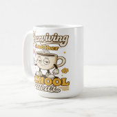 Lustiges Lehrergeschenk Kaffeetasse (Vorderseite Links)