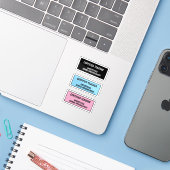 Lustiges Lehrerleben Aufkleber (Laptop mit iPhone)