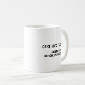 Lustiges Lehrerleben Kaffeetasse (VorderseiteRechts)