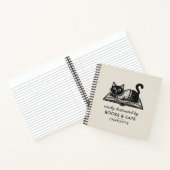 Lustiges leicht ablenkbar durch Bücher und Katzen  (Innenseite)