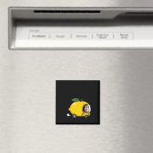 Lustiges Lemonen Auto Flamingo 1 Magnet (In Situ (Geschirrspüler))