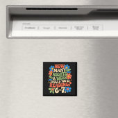 Lustiges Lesebuch Lehrer 67 Sechs Sieben Meme  Magnet (In Situ (Geschirrspüler))