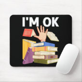Lustiges Lesebuch lesender Nerd Bibliothekar Lehre Mousepad (Mit Mouse)