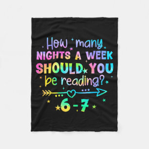 Lustiges Lesen 67 Lehrer Sechs Sieben Lesen 6 7 Bu Fleecedecke