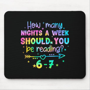 Lustiges Lesen 67 Lehrer Sechs Sieben Lesen 6 7 Bu Mousepad