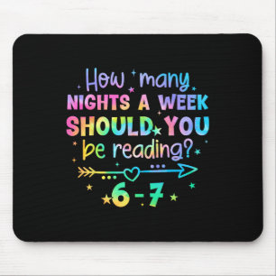 Lustiges Lesen 67 Lehrer Sechs Sieben Lesen 6 7 Bu Mousepad
