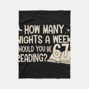 Lustiges Lesen 67 Six Seven Meme Englischlehrer Bo Fleecedecke