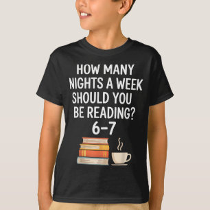 Lustiges Lesen 6 7 Sechs Sieben Meme Englischlehre T-Shirt