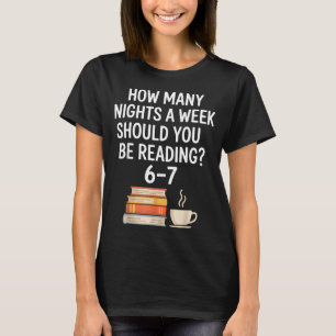 Lustiges Lesen 6 7 Sechs Sieben Meme Englischlehre T-Shirt
