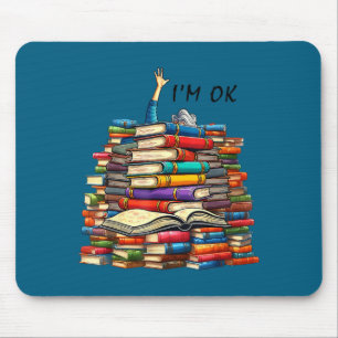 Lustiges Lesen Leser Bücherwurm Bibliothekar Ich b Mousepad