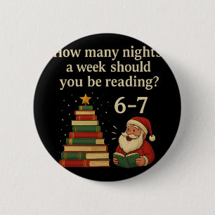 Lustiges Lesewespen-Weihnachtsbaum-Buch – Lesen 6 Button