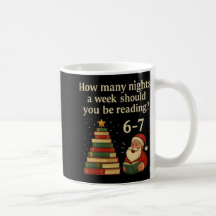 Lustiges Lesewespen-Weihnachtsbaum-Buch – Lesen 6 Kaffeetasse