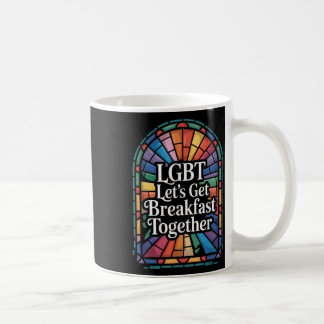 Lustiges Lgbt Lass uns zusammen Frühstück essen _5 Kaffeetasse
