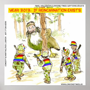 Lustiges LGBT Vs Riesige Ente Poster