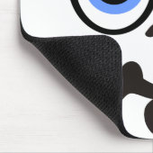 lustiges Licht des Gesichtes #1 Mousepad (Ecke)