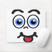 lustiges Licht des Gesichtes #1 Mousepad (Mit Mouse)