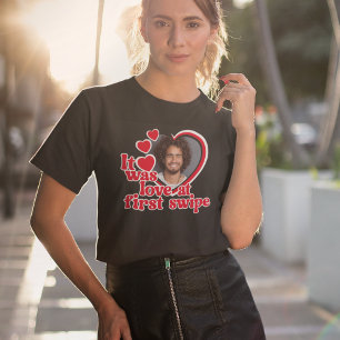 Lustiges Liebesherz Foto T-Shirt