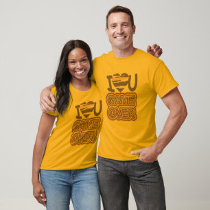 Lustiges Liebesspiel Spiel vorbei T-Shirt