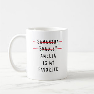 Lustiges Lieblingskind Sohn Tochter Geschenk für E Kaffeetasse