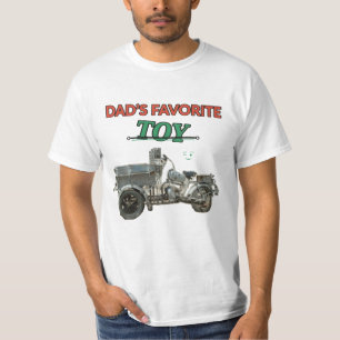 Lustiges Lieblingsmotorradspielzeug des Vaters T-Shirt