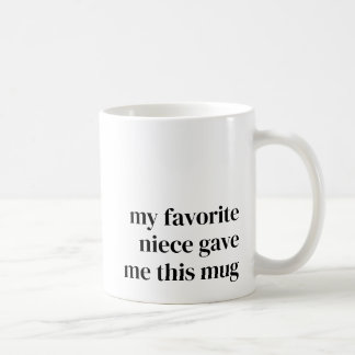 Lustiges Lieblingsnichte-Geschenk für Tante einzig Kaffeetasse