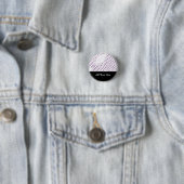 Lustiges lila Punkte-Design Button (Beispiel)