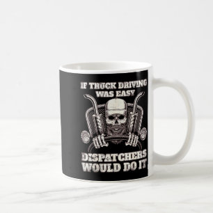 Lustiges LKW-Fahren LKW-Leben Sattelzug groß Kaffeetasse