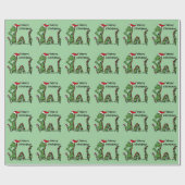 Lustiges Loch- Nessmonster im Geschenkpapier (Flach)