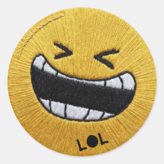 Lustiges LOL Lachender Emoji WhatsApp Sticker | Cu