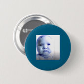 Lustiges Lustiges Ai Baby Meme Grafik Button (Vorne & Hinten)