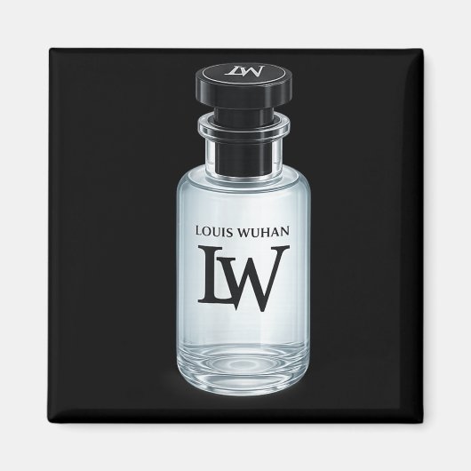 Lustiges lw Glasflaschensprühermeme Magnet (Vorne)