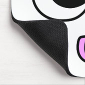 Lustiges Mädchen-Gesicht Mousepad (Ecke)