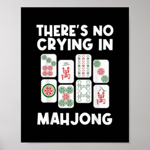 Lustiges Mahjong-Geschenk für Männer Frauen Tile G Poster