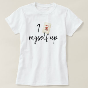 Lustiges Mahjong-T-Shirt Bringe mich zum Lachen T-Shirt
