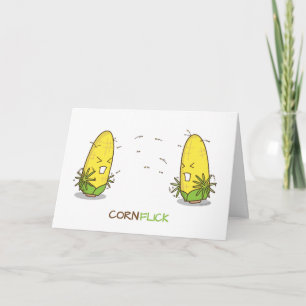 Lustiges Mais-Sprichwort traurig zu den albernen Karte