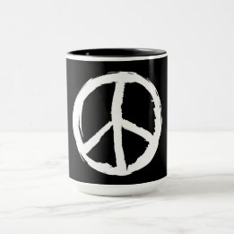 lustiges, malerisches PEACE SIGN | Tasse