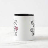Lustiges Mama-Leben-Zitat Tasse (Zentrum)
