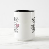 Lustiges Mama-Leben-Zitat Tasse (Zentrum)