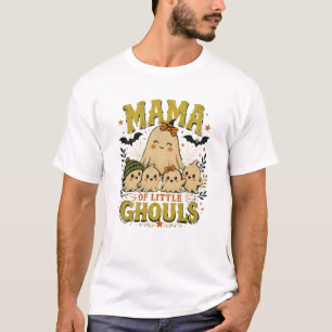 Lustiges Mama-Shirt, Mama von kleinen Ghouls T-Shi T-Shirt