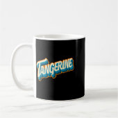 Lustiges Mandarin-Orangen-Frucht-Statement-Kostüm Kaffeetasse (Links)