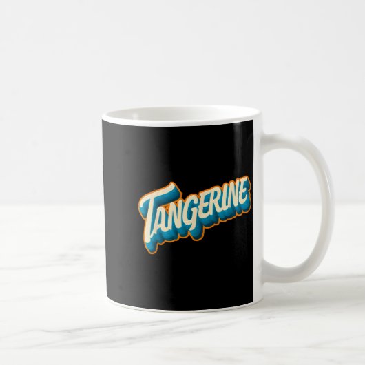 Lustiges Mandarin-Orangen-Frucht-Statement-Kostüm Kaffeetasse (Rechts)