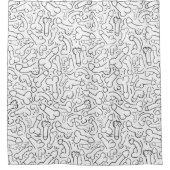 lustiges Männergeschenk Duschvorhang (Vorderseite)