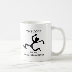 Lustiges Marathon Kaffeetasse