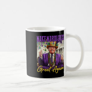 Lustiges Mardi Gras Donald Trump Mardi Gras Amerik Kaffeetasse