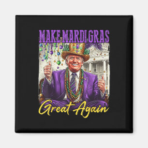 Lustiges Mardi Gras Donald Trump Mardi Gras Amerik Magnet