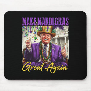 Lustiges Mardi Gras Donald Trump Mardi Gras Amerik Mousepad