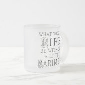 Lustiges Marimba-Musik-Zitat Mattglastasse (VorderseiteRechts)