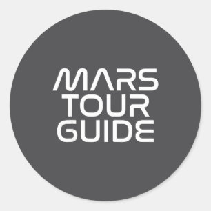 Lustiges Mars-Geburtstagsgeschenk Männer Frauen Wi Runder Aufkleber