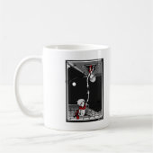 Lustiges Material Kaffeetasse (Links)